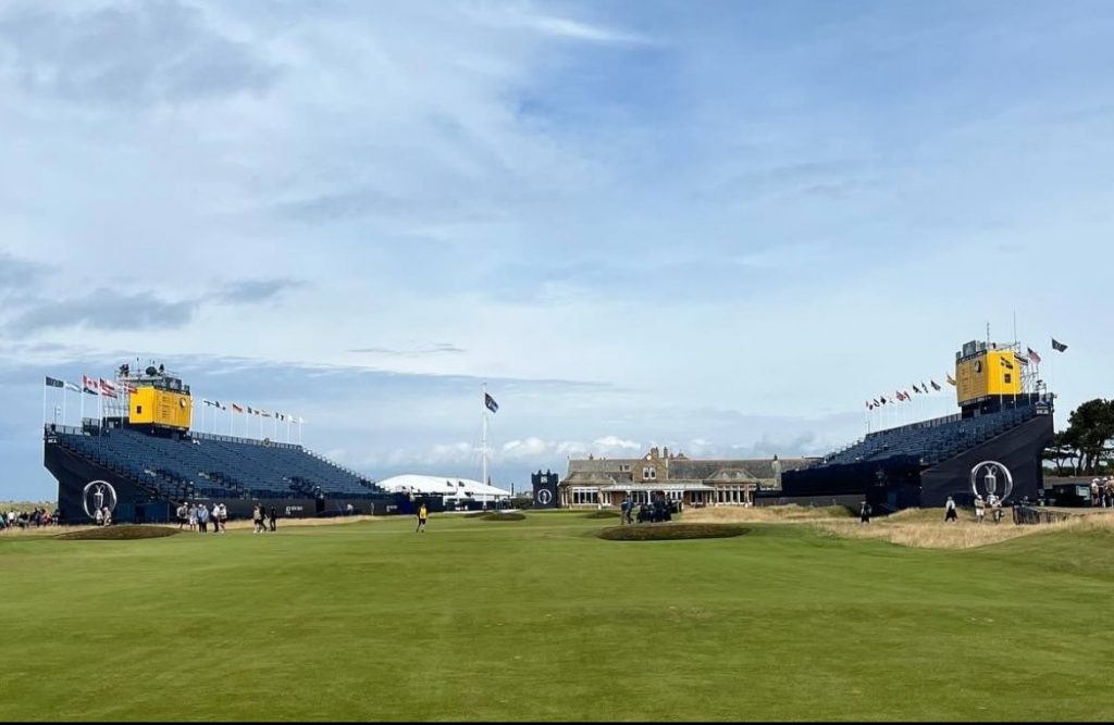 Royal Troon links course during the 2024 Open Championship
